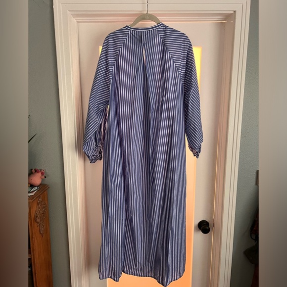 COS Blue and White Long Sleeve Dress - Picture 3 of 3